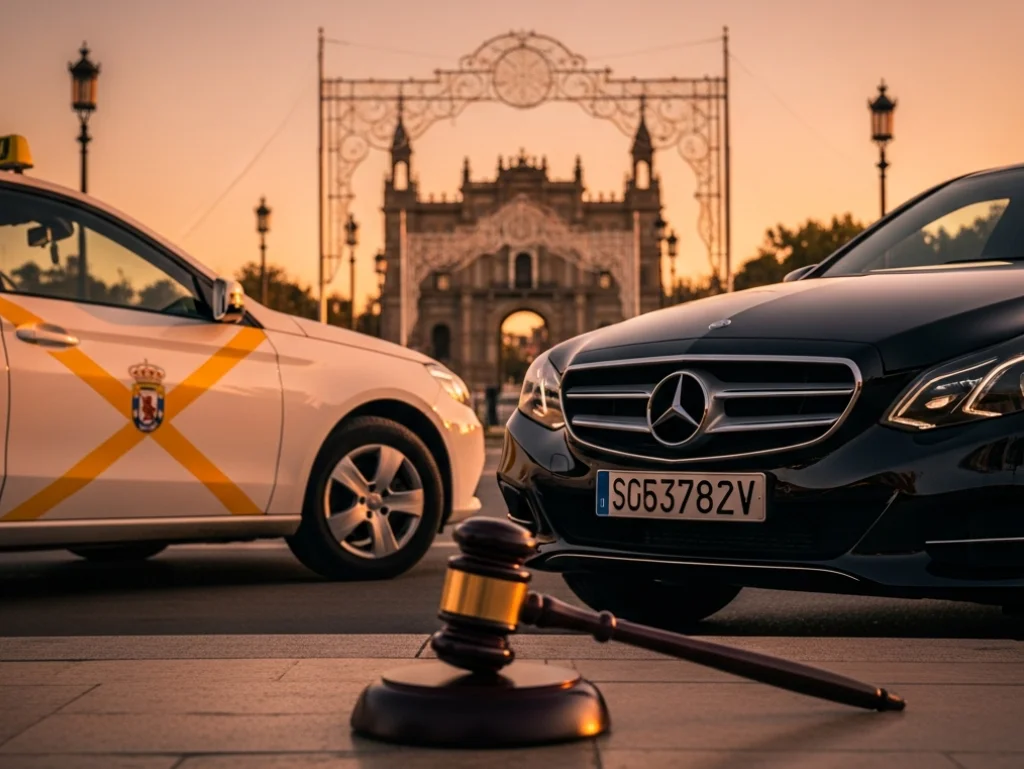 Un juzgado de Sevilla respalda las restricciones a las VTC en la Feria 2026, manteniendo la prioridad del taxi por seguridad y fluidez. Análisis del fallo judicial.